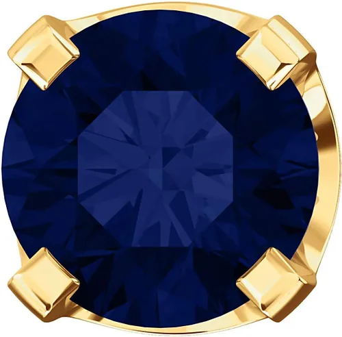 Miniatura 2 de Trustmark Yellow Gold 5mm Created Sapphire Screw Back Stud Earrings
