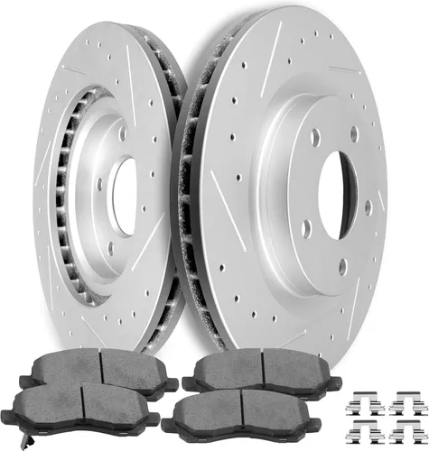 Miniatura 21 de Kit de Frenos SCITOO para Delantero Rotores de Freno y Pastillas de Freno Cerámicas para 2006-2008 para Dodge para Ram 1500, 2003-2008 para Dodge