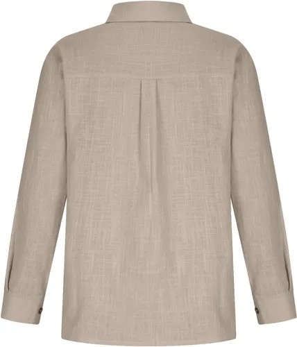 Miniatura 165 de SMIDOW Camisa de algodón y lino con botones para mujer