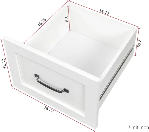 Miniatura 9 de Holaki Escritorio en forma de L, escritorio de computadora con cajones, estantería y gabinete, escritorio esquinero moderno, oficina en casa, mesa