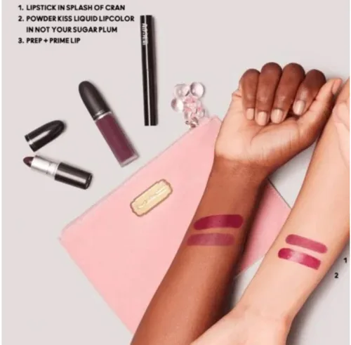Miniatura 2 de MAC Edición Limitada Kisses & Bows Kit de labios: morado