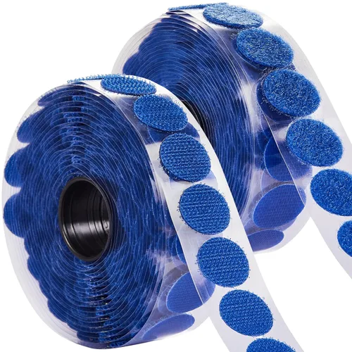 Miniatura 25 de Tiras adhesivas para tela (6 pies x 3/4 pulgadas), se pegan sin coser ni planchar, para ropa y cortinas, cinta de dobladillo de doble cara