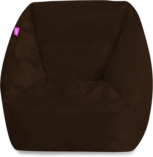 Miniatura 115 de Posh Beanbags - Sillón puff grande, 38 pulgadas, color azul rey sólido Nylon suave - Azul real