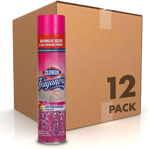 Miniatura 15 de Clorox Fraganzia - Ambientador en aerosol en aerosol con aroma a ráfaga de cereza, eliminador de olores de larga duración y ambientador
