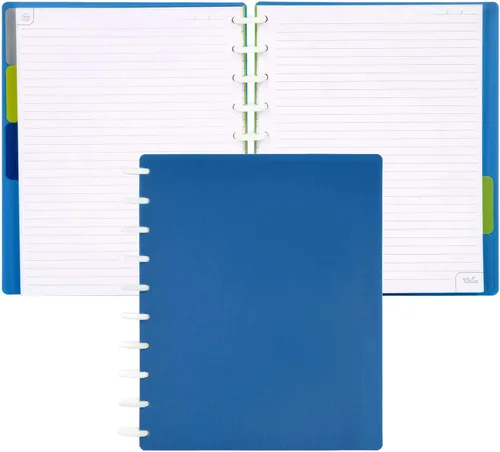 Miniatura 98 de Talia - Cuadernos de notas con tapas, planificador, personalizables, (Azul de Verano, Junior (5.5 pulgadas x 8.5 pulgadas)) Azul verano