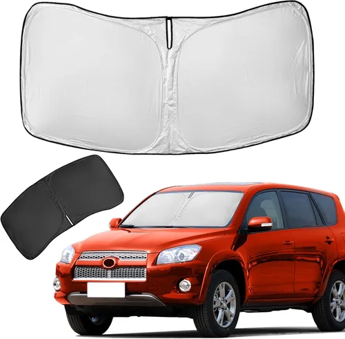Miniatura 164 de para Dodge RAM 1500 2019-2024 2025 2026 Parasol Parasol para Parabrisas Cubierta - 4 Capas Parasol para Ventana Delantera para RAM1500 2Puertas