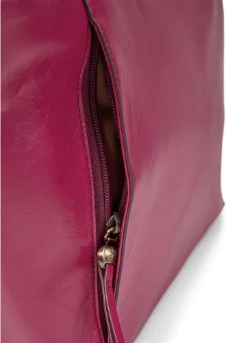 Miniatura 4 de HOBO Haven Tote para mujer, construcción de cuero con asas superiores, forro de algodón, cierre con cremallera y elegante bolso