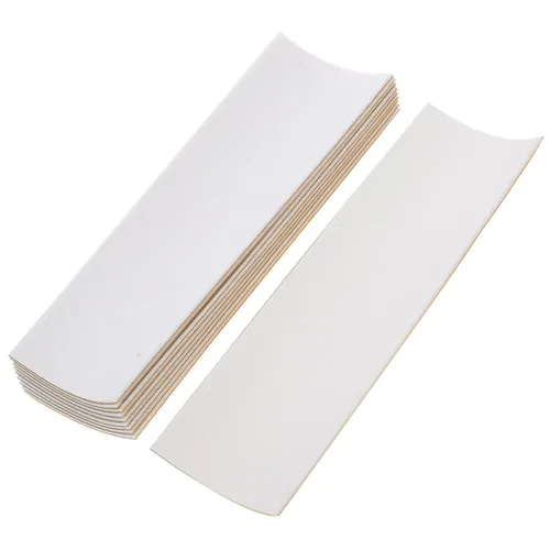 ibasenice 10 Uds. de dedo Patineta antideslizante Pad Pegatinas Diapasón Cintas dedo Skateboard Cinta antideslizante Diapasón Herramientas de espuma