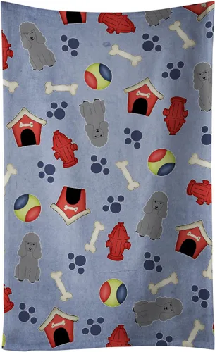 Miniatura 128 de Caroline's Treasures BB2654KTWL Dog House Collection Airedale - Toalla de cocina para invitados, toalla de baño decorativa para cara, té, paño