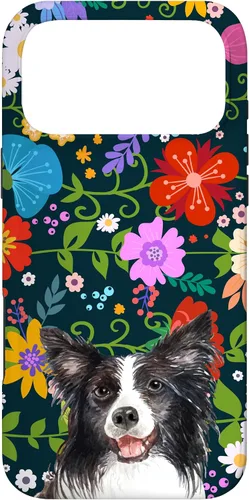 Miniatura 21 de Funda para iPhone 14 Border Collie Ditsy Flower Floral Pattern para mujer