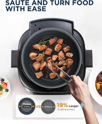 Miniatura 4 de Midea Olla a presión eléctrica 12 en 1, 6 cuartos de galón, 12 preajustes, olla de cocción lenta programable multifuncional, olla arrocera