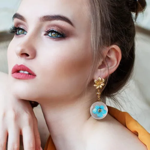 Miniatura 3 de 6 moldes de resina de silicona de esfera pequeña, molde de fundición de resina epoxi TuNan Ball para collares, colgantes, aretes, joyería