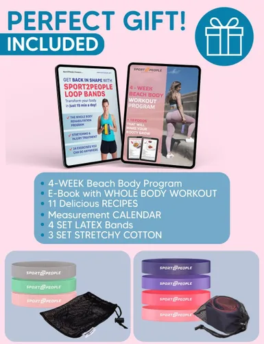 Miniatura 7 de Bandas de resistencia para entrenamiento, bandas de ejercicio, bandas de entrenamiento, bandas de glúteos, bandas de fitness, bandas de esfuerzo
