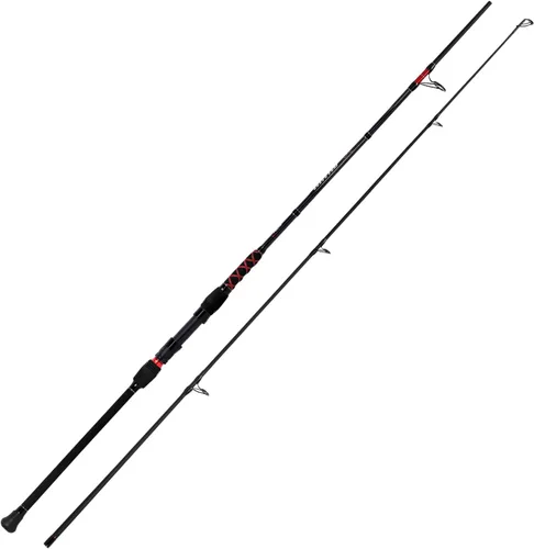 Miniatura 6 de Fiblink Surf Spinning - Caña de pescar de 2 piezas/3 piezas de fibra de carbono para viajes (9 pies, 11 pies y 12 pies y 15 pies)