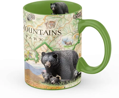 Miniatura 46 de Xplorer Maps Boston Map Taza de cerámica (16 onzas) – Taza de café sin BPA para bebidas calientes y frías – perfecta para oficina, hogar o regalo
