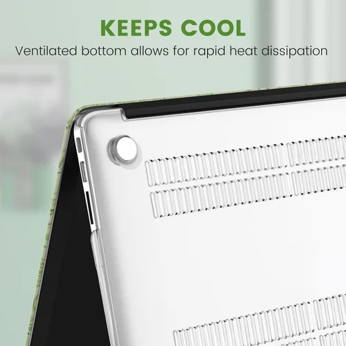 Miniatura 6 de iCasso Funda para MacBook Air de 13 pulgadas 2017-2010 versión anterior modelo A1466 A1369, carcasa rígida de cuero retro para MacBook Air de 13