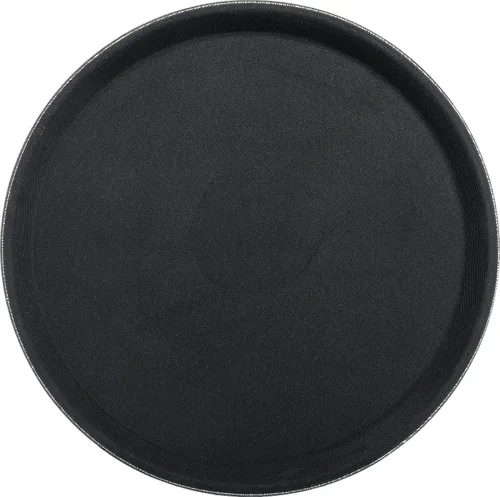 Miniatura 3 de Carlisle FoodService Products 1100GL004 GripLite Bandeja redonda antideslizante con forro de goma, 11 pulgadas de diámetro, color negro