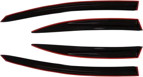 Miniatura 7 de Ventvisor - Deflector de ventana lateral para ventana, juego de protectores de lluvia para Honda 2006-2011 para Honda para Civic 4 Dr LX DX Sedan