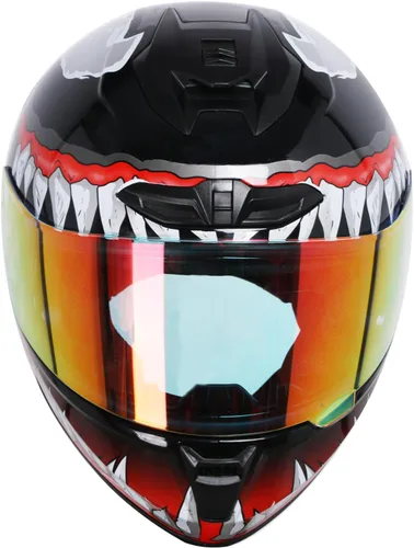Miniatura 2 de Casco de motocicleta retro de cara completa aprobado por DOT