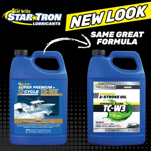 Miniatura 5 de STAR BRITE Super Premium+ Aceite de motor TC-W3 de mezcla sintética de 2 ciclos, para todas las marcas y modelos de motores fuera de borda