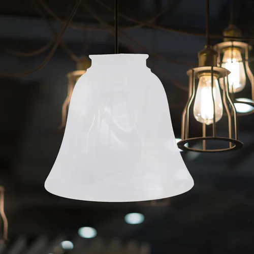 Miniatura 6 de OSALADI Soporte de lámpara de vidrio esmerilado Cubierta de luz de vidrio Lámpara colgante Sombra Accesorios de luz de techo Hogar