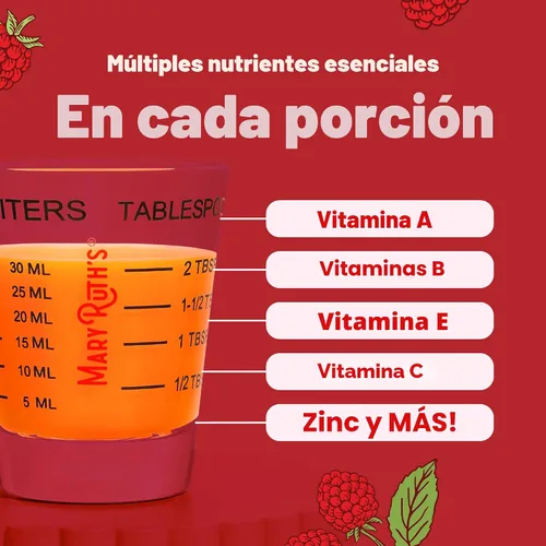 Miniatura 5 de Multivitamínico para mujeres, hombres y niños, vitaminas líquidas de suplemento de apoyo inmunológico y energético. Impulsor de belleza, vegano, sin