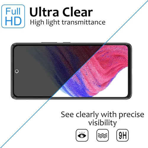 Miniatura 4 de Protector de pantalla de privacidad 2+2 2 + 2 transparentes para Samsung Galaxy S20 FE/ A53 5G/ A51 5G/ A52 4G/ A52 5G / A52s