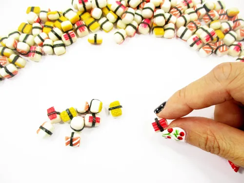 Miniatura 5 de Casa de muñecas Comida 10 Japonés Sushi Nigiri Miniature Food 14991