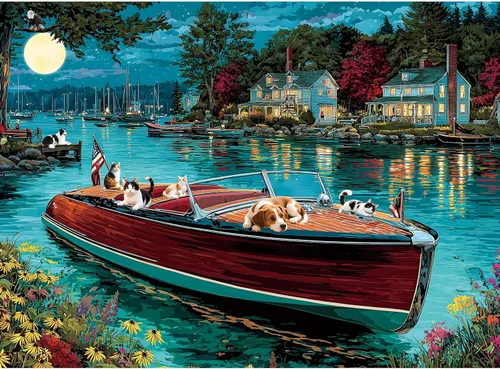 Miniatura 13 de Rompecabezas de 300 piezas para adultos, rompecabezas de 300 piezas para adultos pieza grande, rompecabezas de gatos haciendo picnic divertido