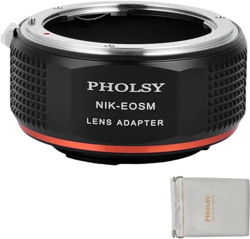 Miniatura 14 de PHOLSY Adaptador de montaje de lente Leica M a EF-M Compatible con Leica M, Zeiss ZM, VM Lens a Canon EF-M (EOS M) Mount Camera Body Leica M a EOS M