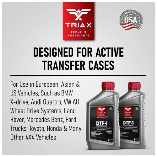 Miniatura 6 de TRIAX DTF-1 - Fluido de caja de transferencia profesional totalmente sintético, llenado de por vida, para todas las estaciones hasta -60 F