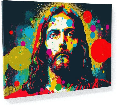 Miniatura 35 de Sense Canvas Pop Art The Starry Night 20 - Lienzo decorativo para decoración del hogar, póster grande de 40 x 30 pulgadas, 0.75 pulgadas