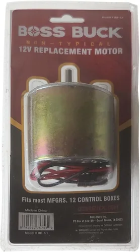 Miniatura 4 de Boss Buck Motor grande de alta resistencia de 12 V - Dispositivo versátil de dispensación de alimentación con conector S-Plug para kit