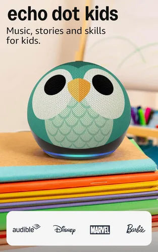 Miniatura 3 de Echo Dot Kids (5.ª generación, modelo de 2022) Owl con Echo Glow Búho