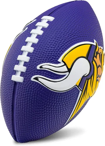 Miniatura 34 de Franklin Sports NFL - Fútbol americano de espuma para niños, pelota suave de tamaño junior de 8.5 pulgadas con logotipos 3D, perfecta para el día