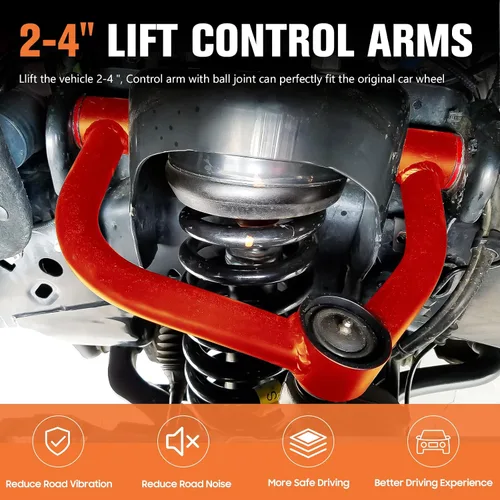 Miniatura 5 de Brazos de control superiores delanteros aptos para Toyota Tundra 2000-2006, para Sequoia 2001-2007, brazos de control ajustables de suspensión