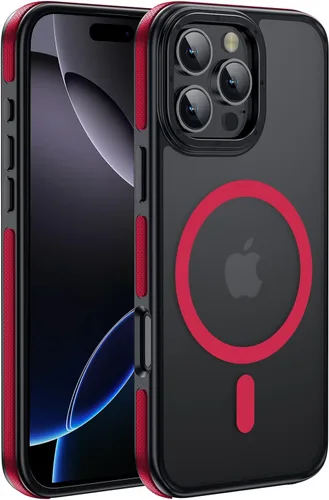 Miniatura 127 de Funda para iPhone 17 Pro Max con protector de lente de cámara [protección de grado militar de 10 pies] compatible con MagSafe a prueba de golpes