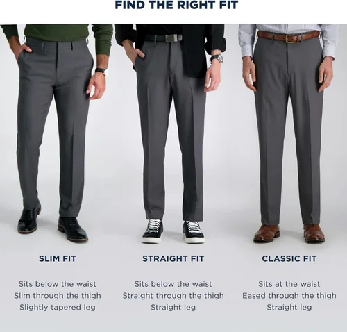 Miniatura 6 de Haggar Pantalón de vestir elástico en 4 direcciones para hombre
