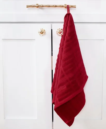 Miniatura 7 de All-Clad Toallas de cocina sólidas: altamente absorbentes, súper suaves de larga duración, 100% algodón, 17 x 30 pulgadas para limpiar y secar Chili