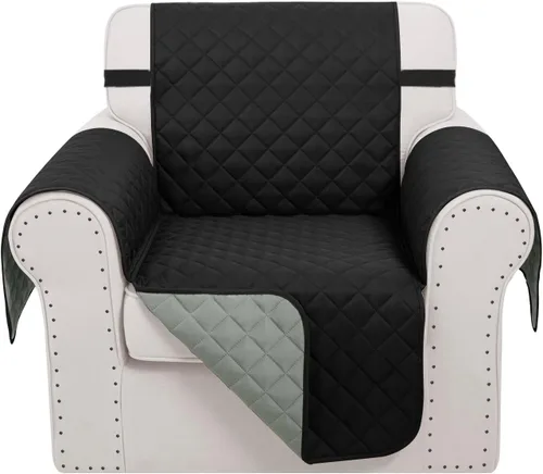 Miniatura 84 de Fundas para silla reclinable, reversible, funda de sofá para mascotas, protector de muebles para niños perezosos