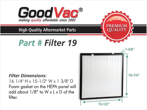 Miniatura 2 de Filtro de repuesto y filtro de espuma de carbono (no carbón suelto) compatible con purificadores de aire LIFE CELL 2550