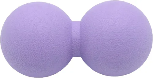 Pelota de masaje de maní duro, bola de masaje de lacrosse doble. Rodillo de movilidad masajeador de tejido profundo para terapia física, liberación
