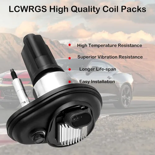 Miniatura 2 de Juego de 5 paquetes de bobinas de encendido y bujías Compatible con Chevy Colorado, GMC Canyon, Hummer H3, Isuzu i-350 2004 2005 2006 3.5L L5.