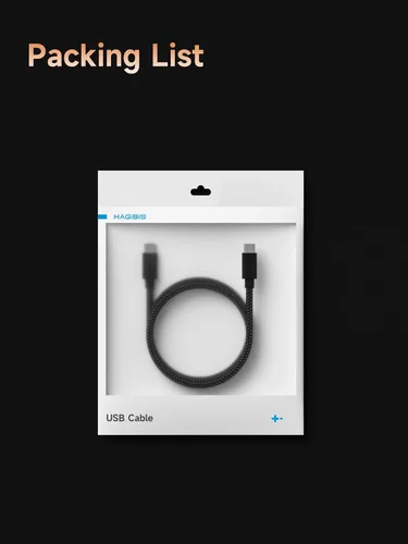 Miniatura 9 de Hagibis Cable USB-C de Wedge Joint de 240 W, cable flexible USB tipo C de transferencia de datos de 480 Mbps, cable USB-C para iPhone 17, 16, 15 Pro