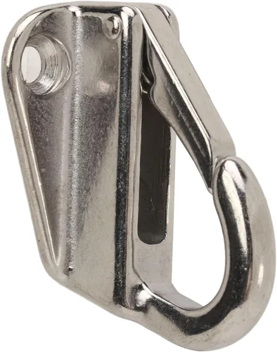 Miniatura 8 de Ganchos de acero inoxidable, ganchos de resorte para botes, ganchos para colgar ropa, 6 unidades, gancho de cuerda de fijación a presión de resorte