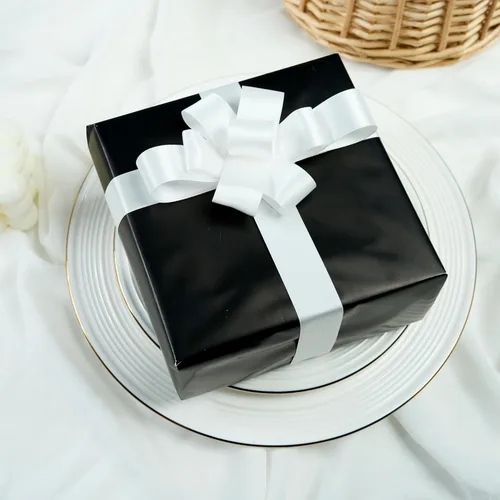 Miniatura 6 de Cinta de satén blanca de 1 pulgada de doble cara, 25 yardas para envoltura de regalos, ramo de novia, decoración de boda, decoración de fiesta