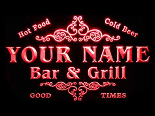 Miniatura 15 de ADVPRO u-tm-b Nombre Personalizado Familia Bar & Grill Cerveza Home Bar LED Neon Sign Azul