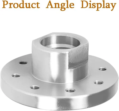 Miniatura 3 de kimllier Placa frontal de torno de acero de 3 pulgadas para torno de madera, apta para husillo de 1 pulgada x 8TPI sin tornillo