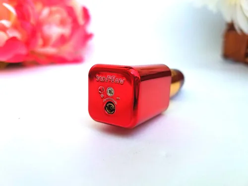 Miniatura 7 de Encendedor de butano en forma de lápiz labial, recargable para mujer, encendedor novedoso (azul)