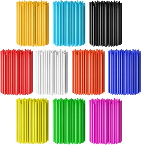 PSLER 72 fundas de radios para decoración de tuberías para motocicleta, motocross, pit Dirt Bike